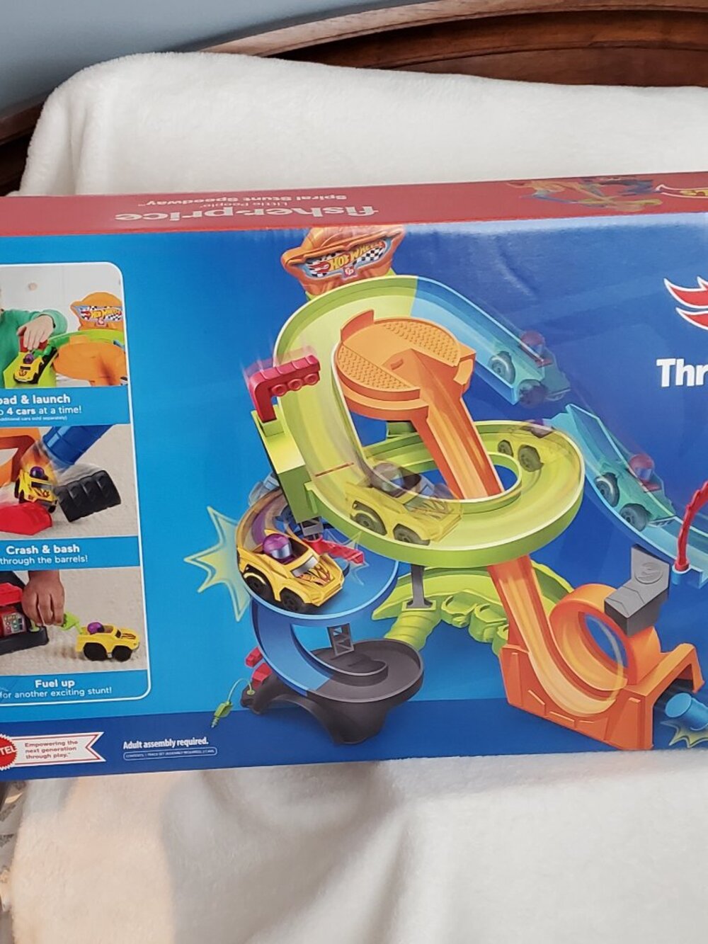 NEW! Little People Hot Wheels Spiral Stunt Speedway Race Track *girls & boys - Picture 14 of 14